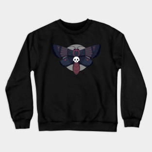 Goth Moth Tattoo Style Crewneck Sweatshirt